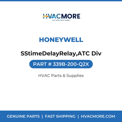 Honeywell SStimeDelayRelay,ATC Div 339B-200-Q2X