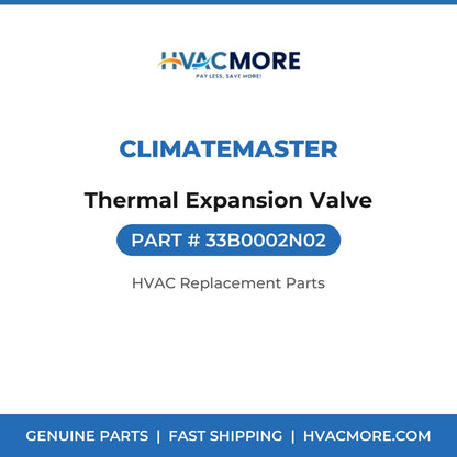 ClimateMaster Thermal Expansion Valve 33B0002N02