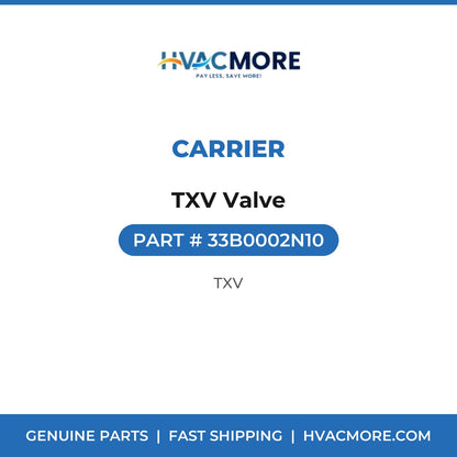 Carrier TXV Valve 33B0002N10