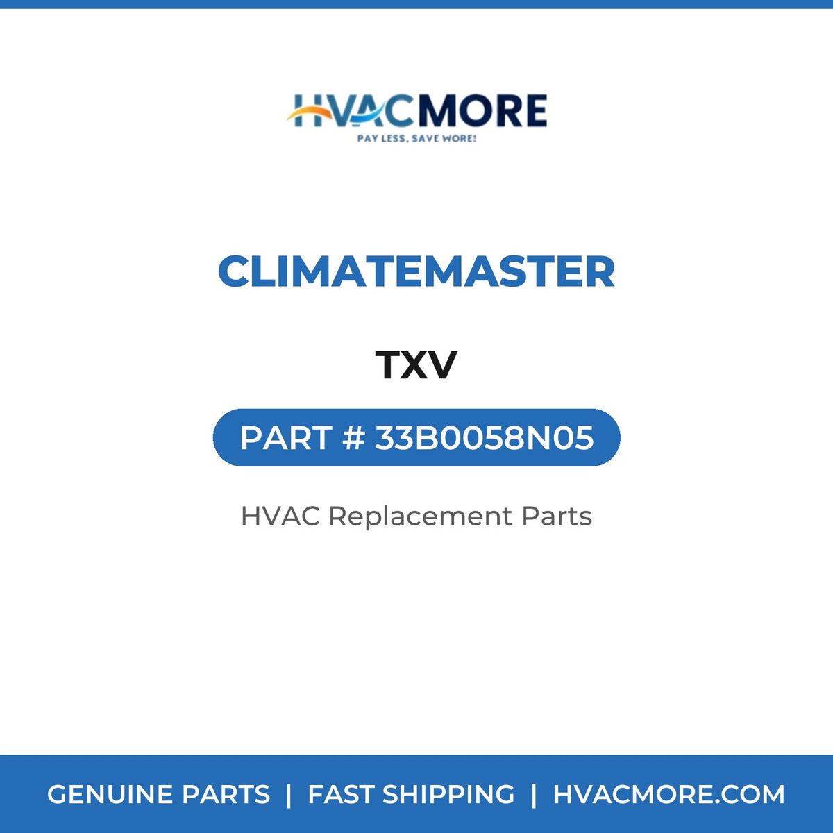 ClimateMaster TXV 33B0058N05