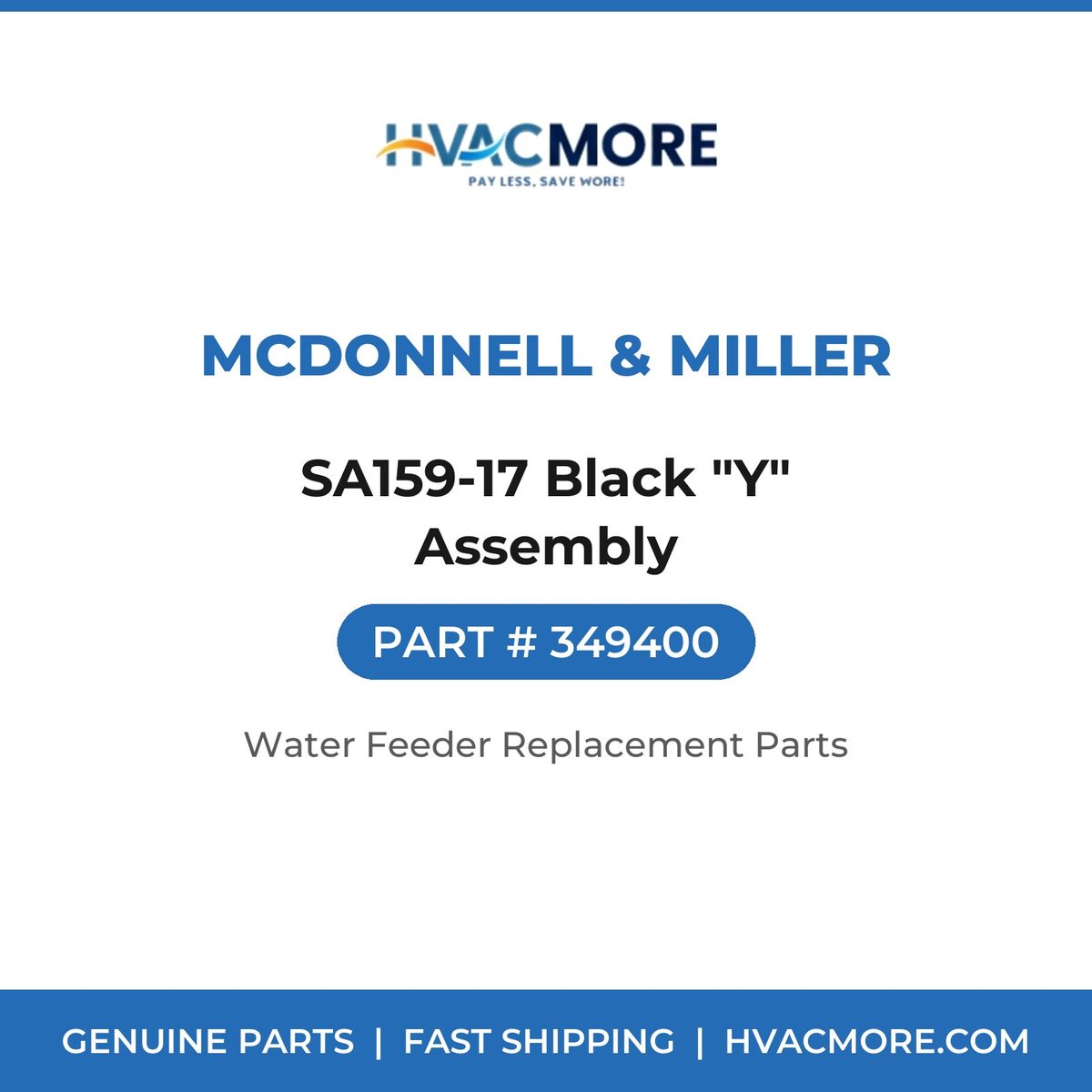 McDonnell & Miller SA159-17 Black "Y" Assembly 349400