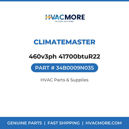 ClimateMaster 460v3ph 41700btuR22 34B0009N03S