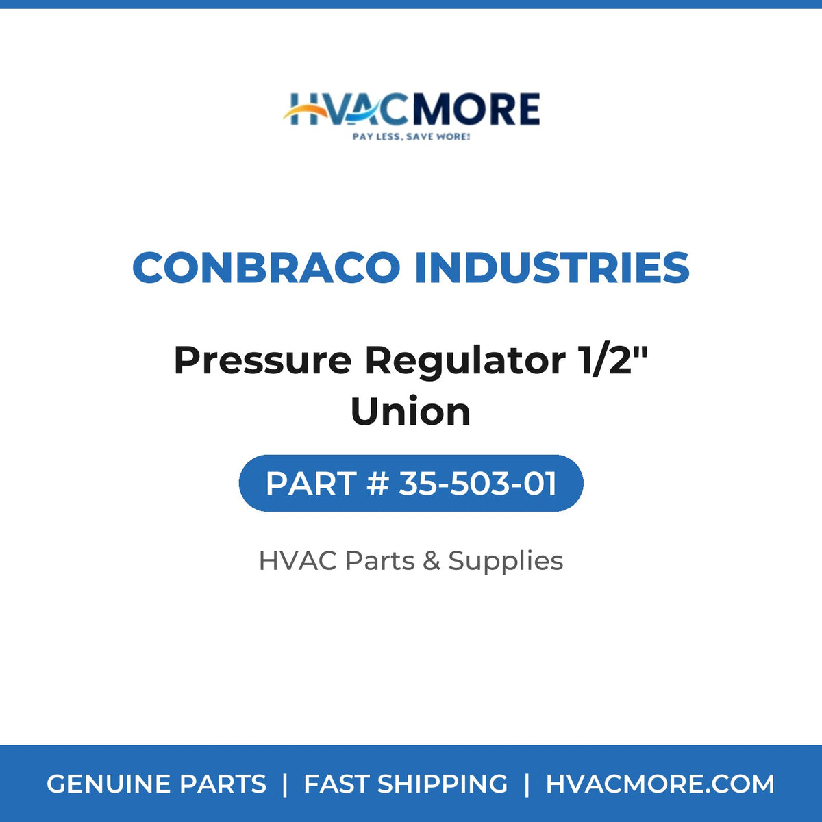 Conbraco Industries Pressure Regulator 1/2" Union 35-503-01