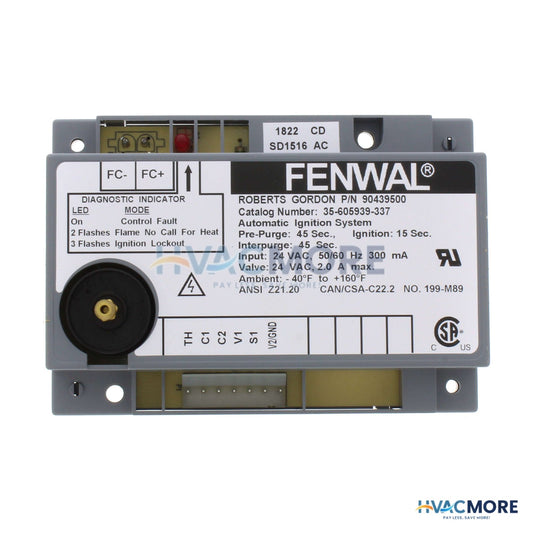 Fenwal Roberts Gordon 24VAC Direct Spark CSA Ignition Module 35-605939-337