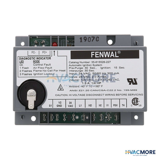 Fenwal DSI 3TRY, 30SPP, 0IP, 15 sec. TFI Gas Ignition Control (24V) 35-615526-227