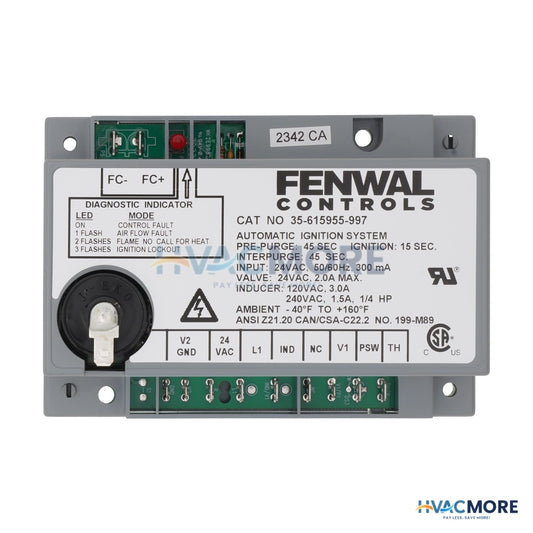Fenwal Direct Spark Ignition W/ 45 Second Prepurge (24V) 35-615955-997