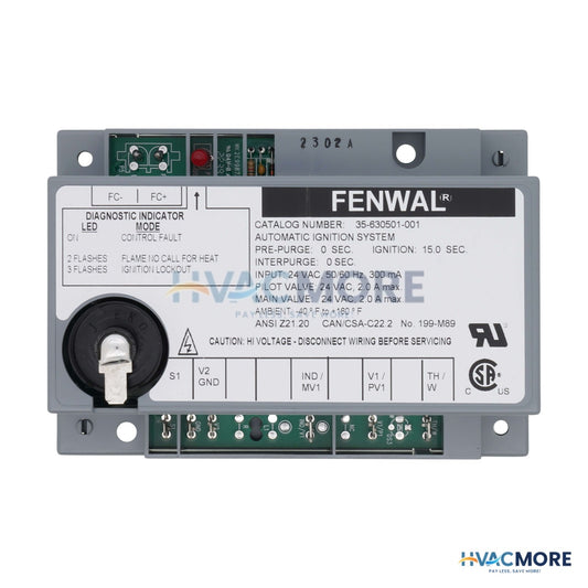 Fenwal 24 VAC Intermittent Pilot CSA Ignition Control Board 35-630501-001