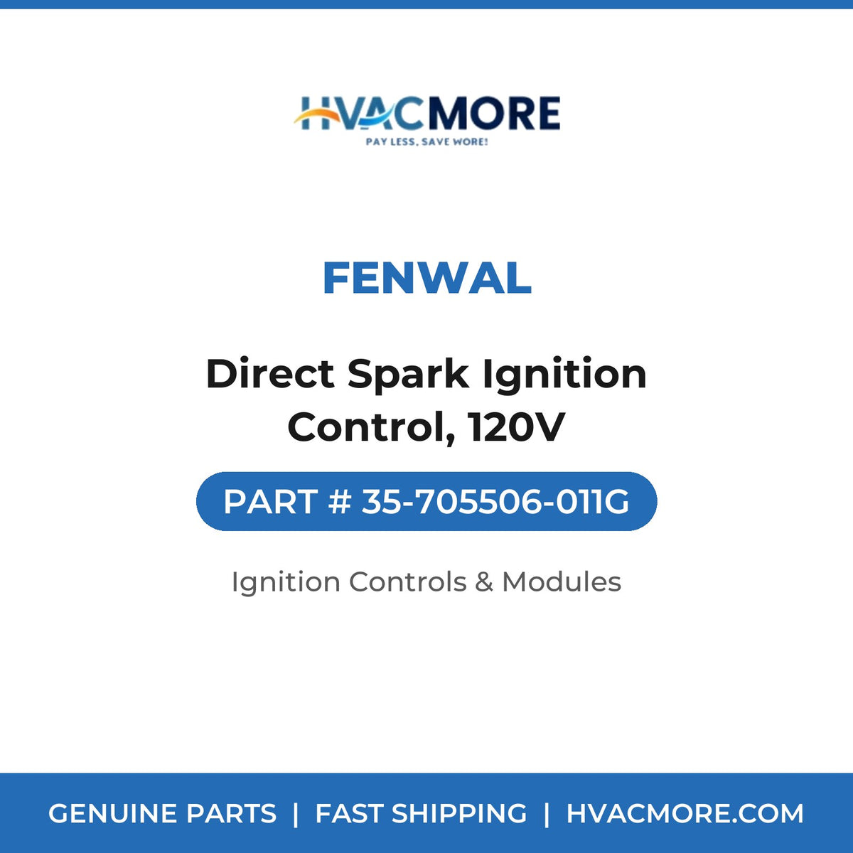 Fenwal Direct Spark Ignition Control, 120V 35-705506-011G