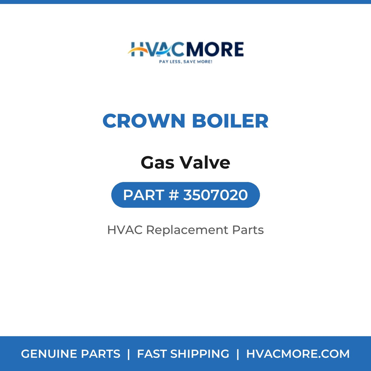 Crown Boiler Gas Valve 3507020