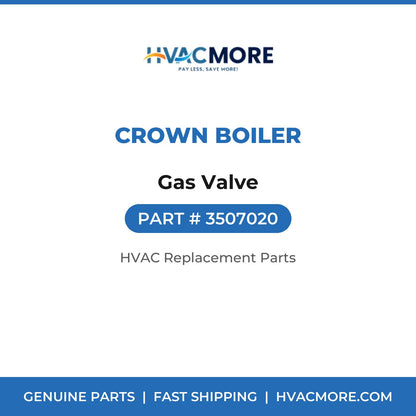 Crown Boiler Gas Valve 3507020