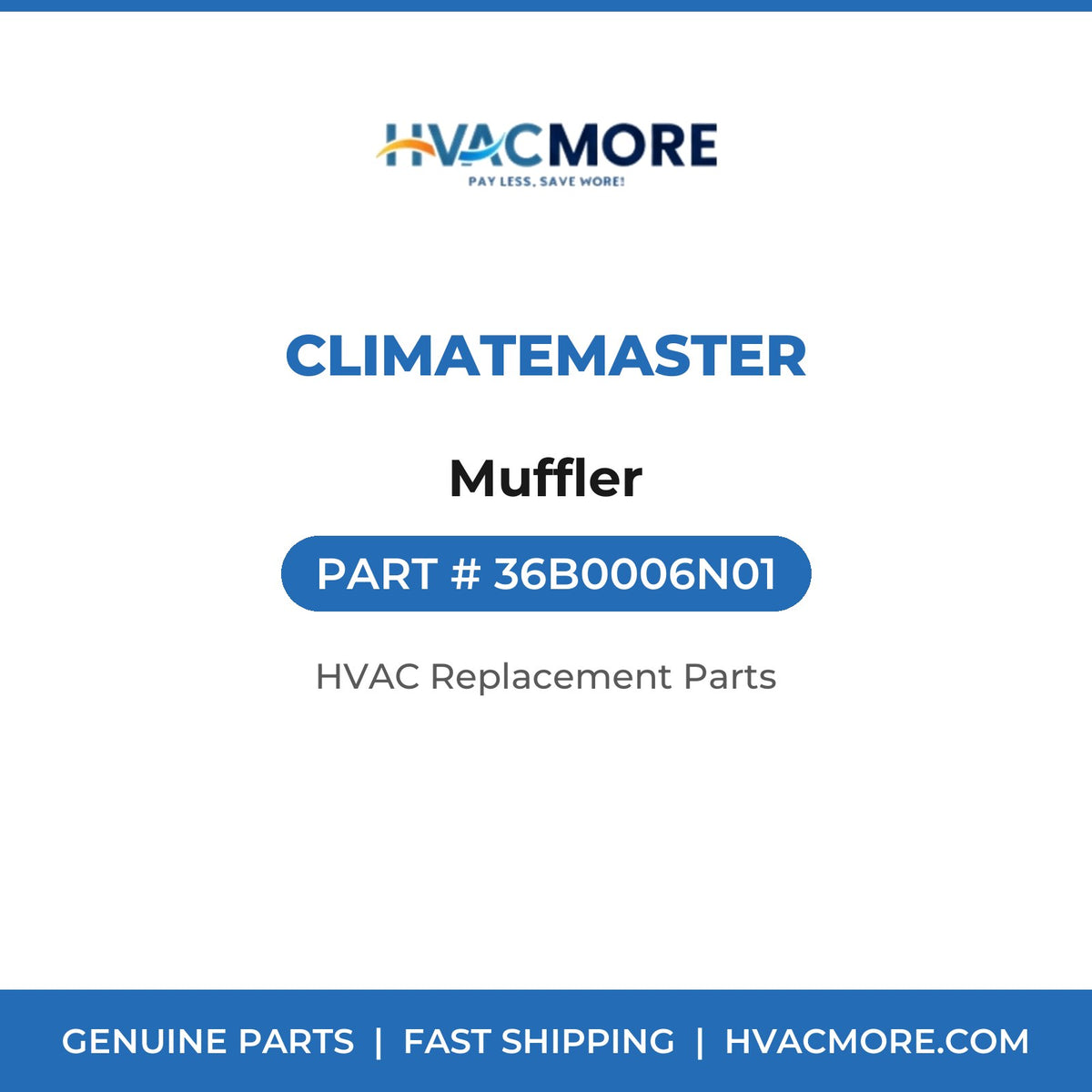 ClimateMaster Muffler 36B0006N01