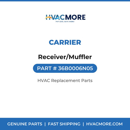 Carrier Receiver/Muffler 36B0006N05