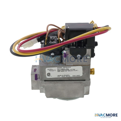 White Rodgers 24V Gas Valve, 3/4" x 3/4" W/ Cable Connector For Damper Ctrl, Fast Open 36C84-923