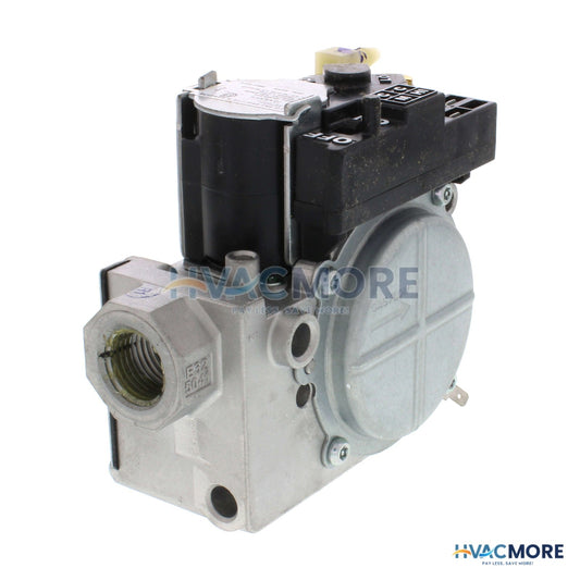 White Rodgers Combo Gas Valve 2-STAGE Slow Open, Plastic hose barb, LP Kit 36J55-214