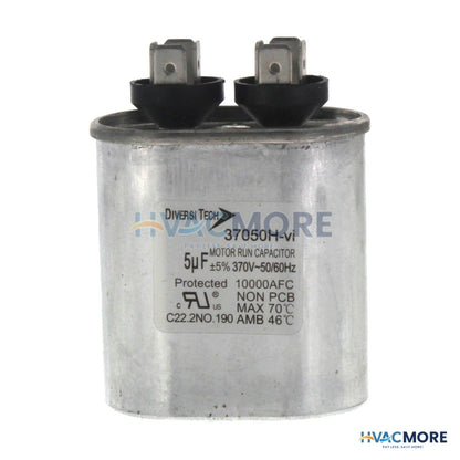 DiversiTech 7.5 MFD Oval Run Capacitor (370V) 37075H