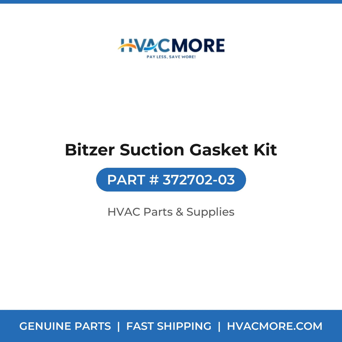 Bitzer Suction Gasket Kit 372702-03