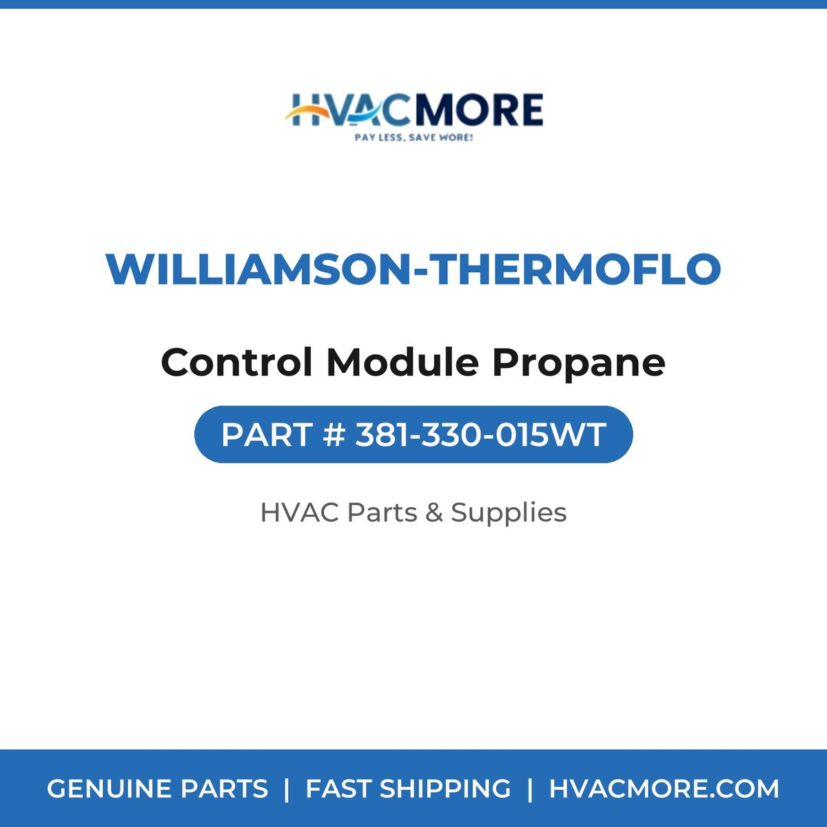 Williamson-Thermoflo Control Module Propane 381-330-015WT