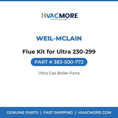 Weil-McLain Flue Kit for Ultra 230-299 383-500-772