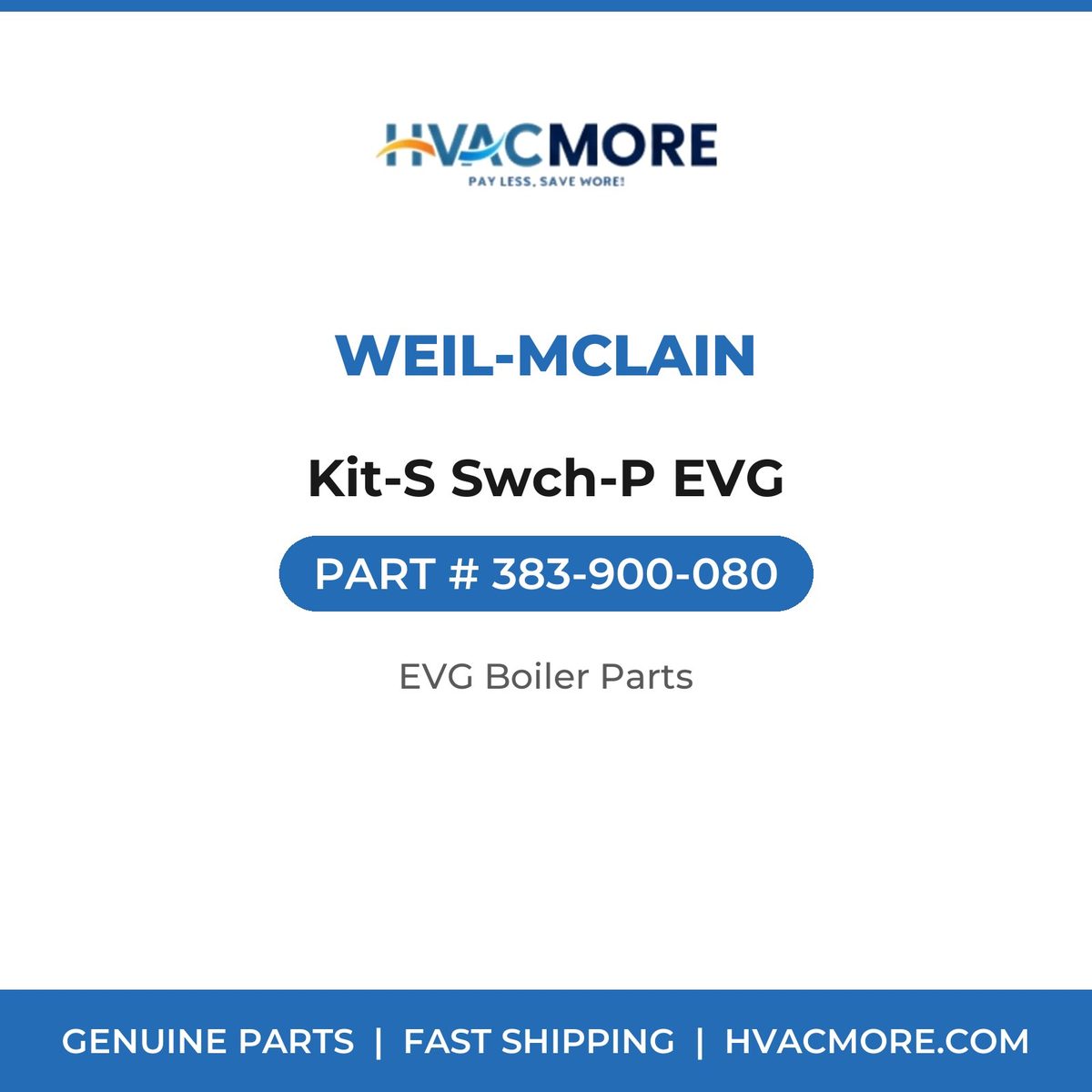 Weil-McLain Kit-S Swch-P EVG 383-900-080