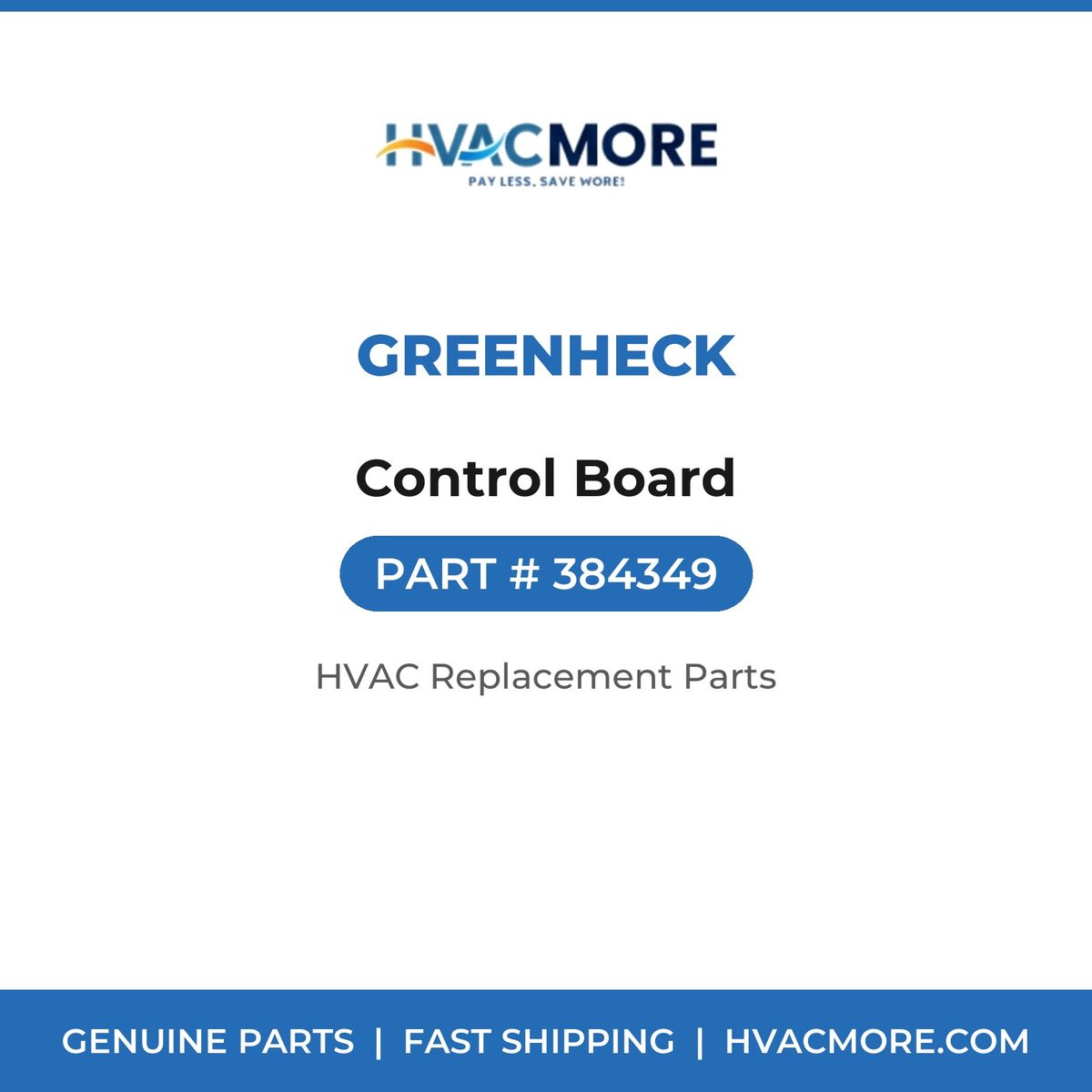 Greenheck Control Board 384349