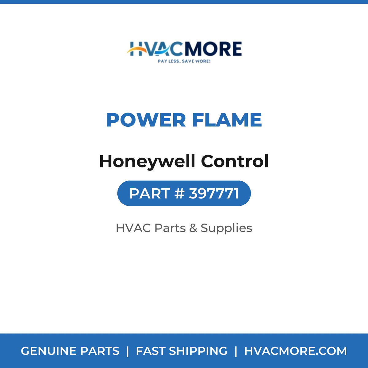 Power Flame Honeywell Control 397771