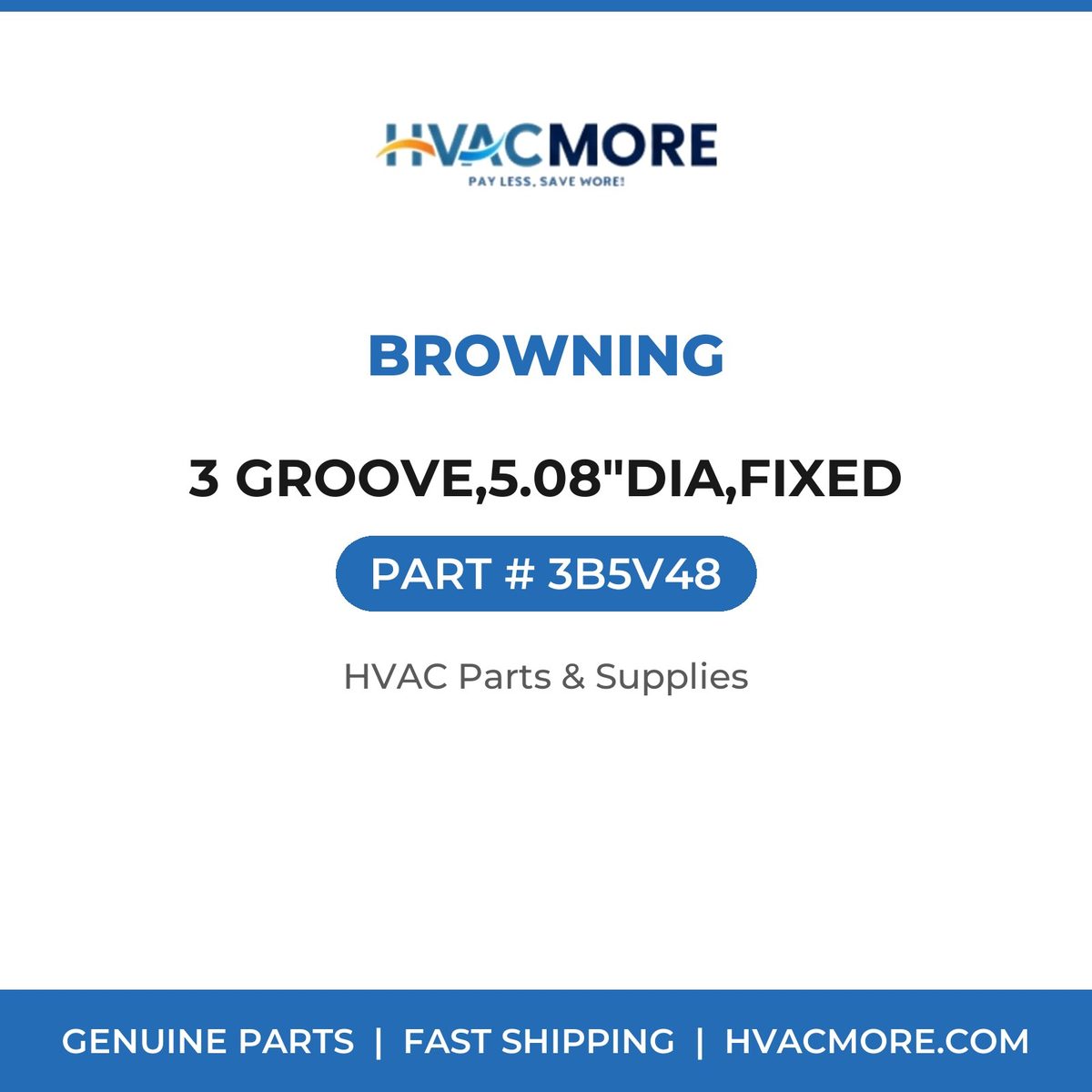 Browning 3 GROOVE,5.08"DIA,FIXED 3B5V48
