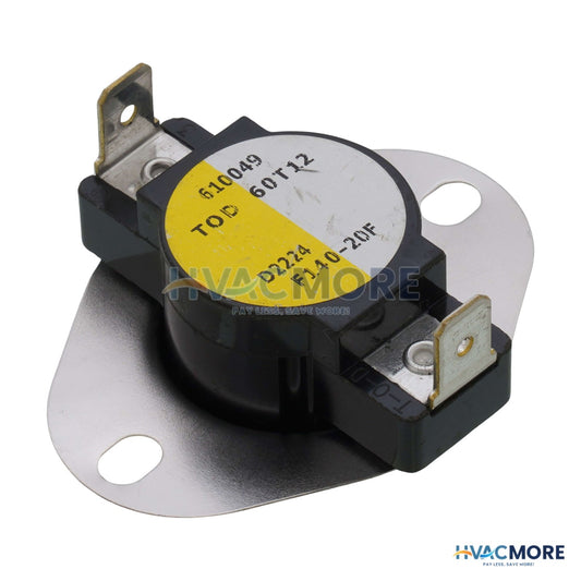 White Rodgers 3/4" Snap Disc Fan Control Cut-In 140°F Cut-Out 120°F 3F01-140