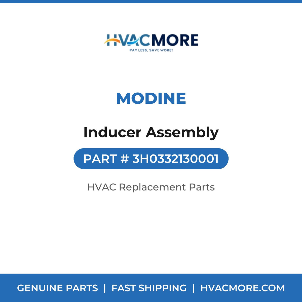 Modine Inducer Assembly 3H0332130001