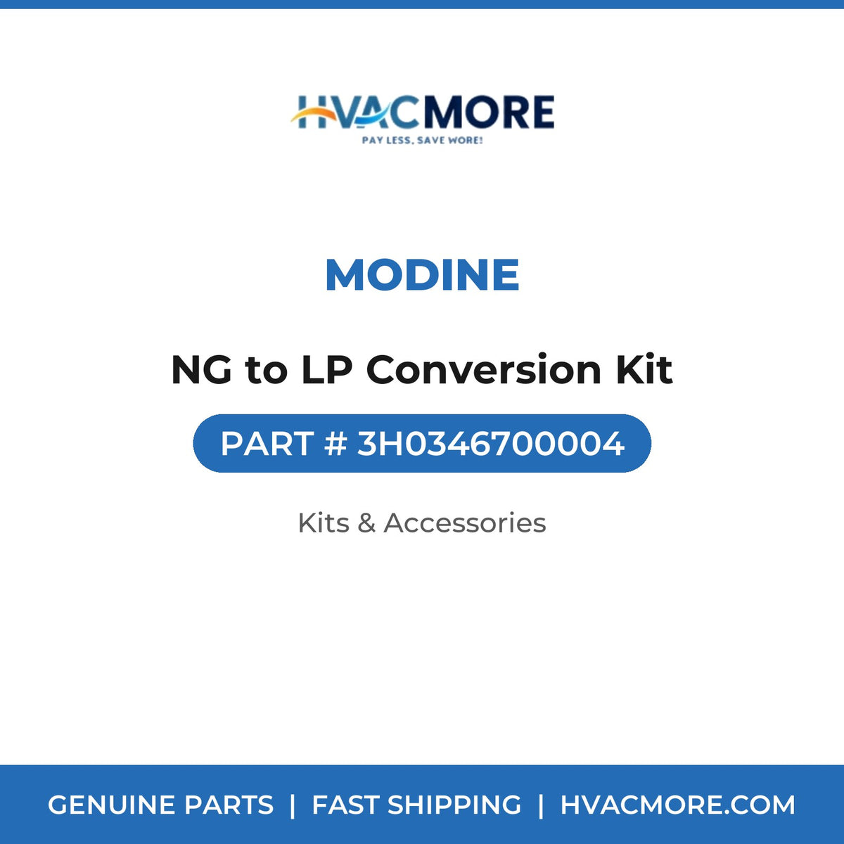 Modine NG to LP Conversion Kit 3H0346700004