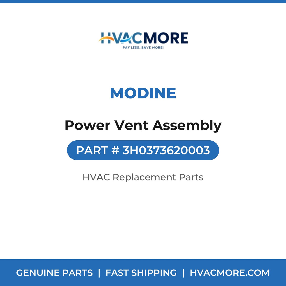 Modine Power Vent Assembly 3H0373620003