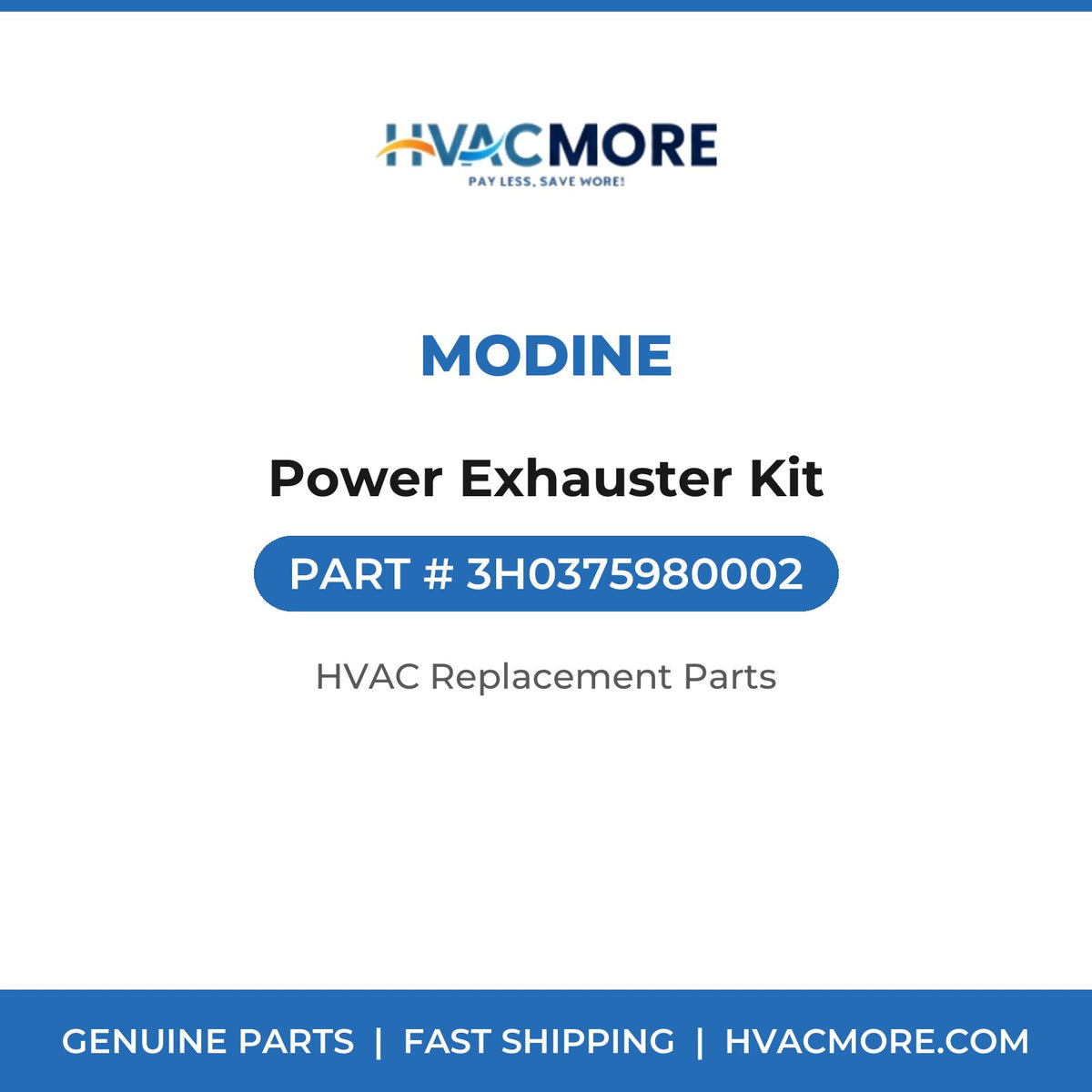 Modine Power Exhauster Kit 3H0375980002