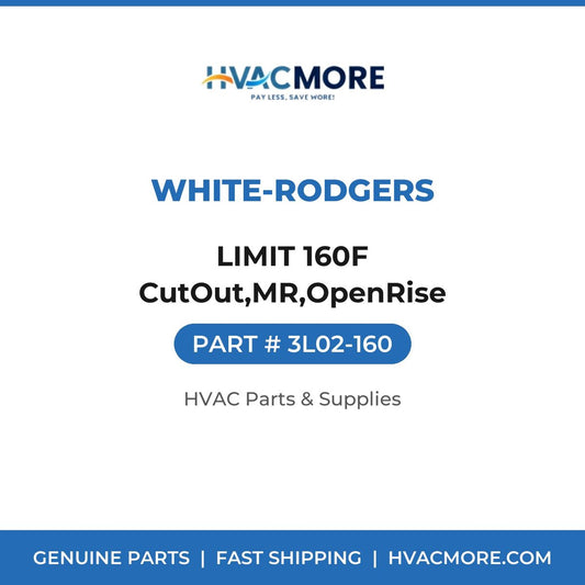 White-Rodgers LIMIT 160F CutOut,MR,OpenRise 3L02-160