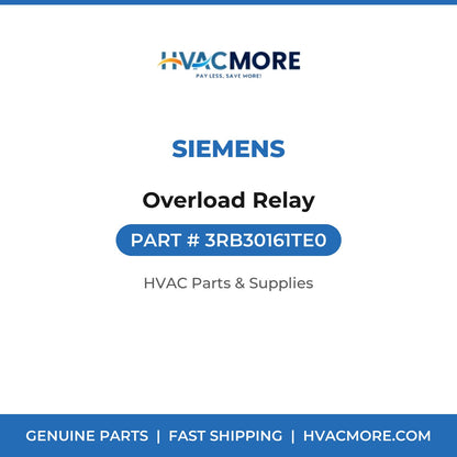 Siemens Overload Relay 3RB30161TE0