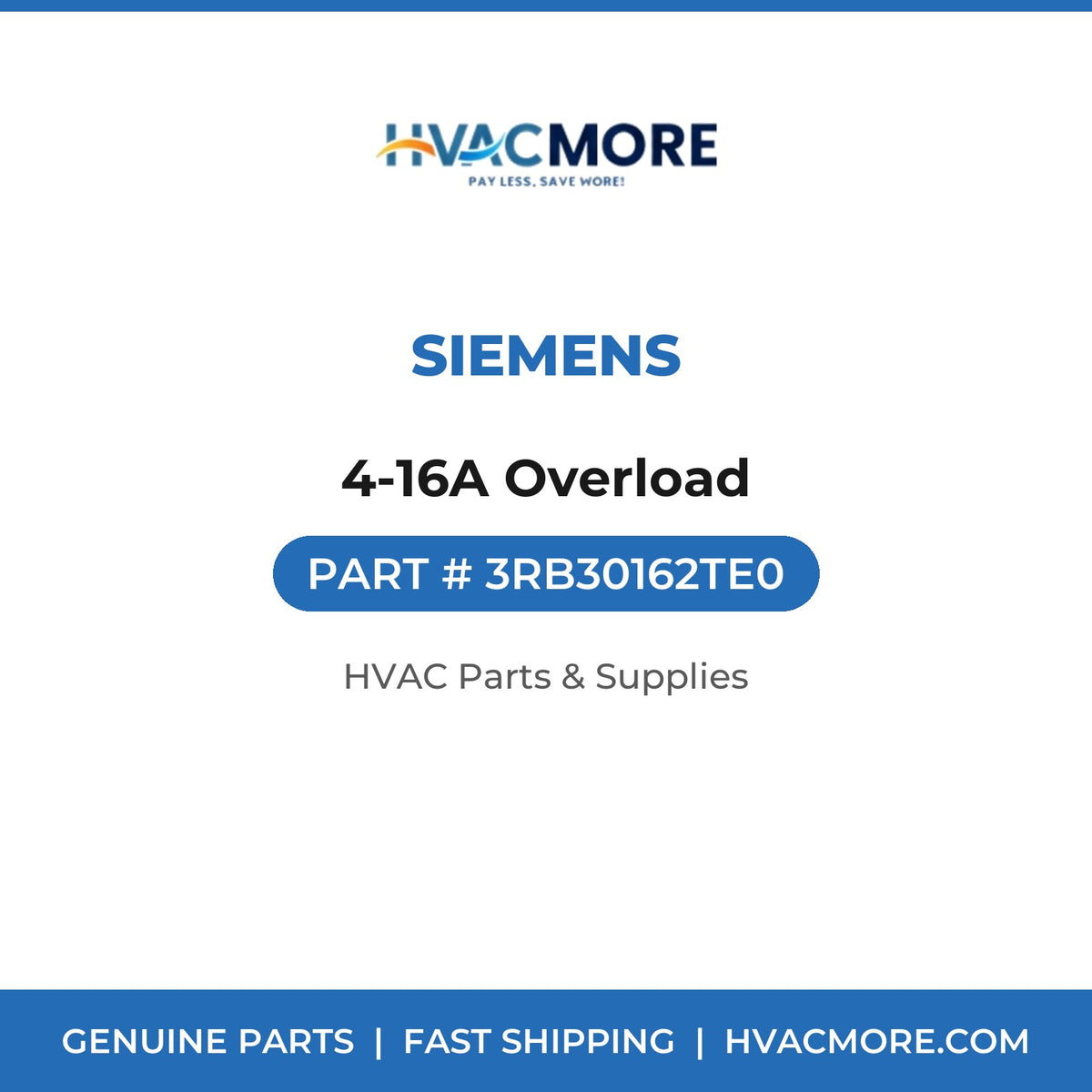 Siemens 4-16A Overload 3RB30162TE0