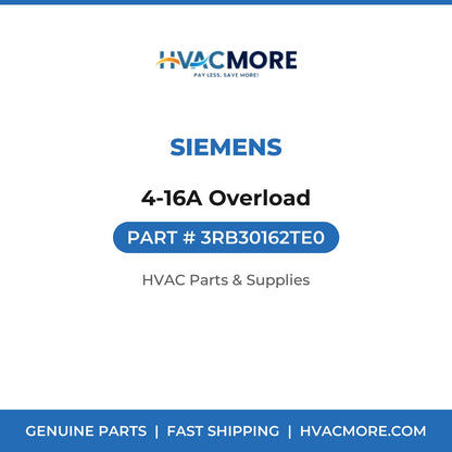 Siemens 4-16A Overload 3RB30162TE0