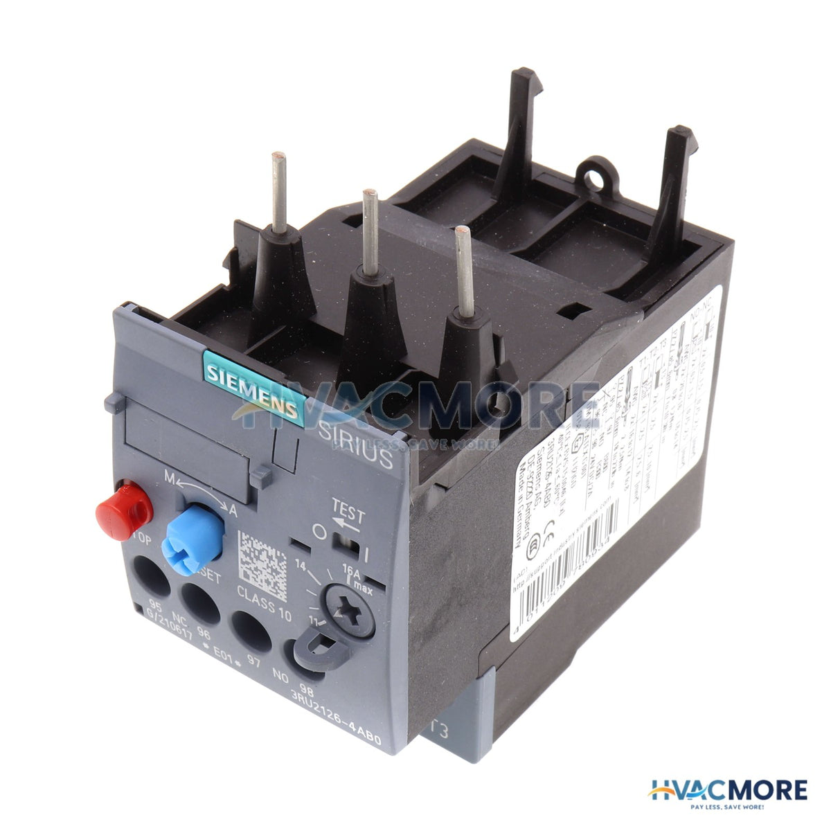 Siemens Overload Relay 3RU2126-4AB0