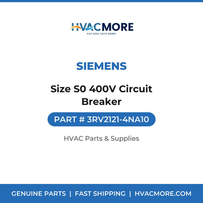 Siemens Size S0 400V Circuit Breaker 3RV2121-4NA10
