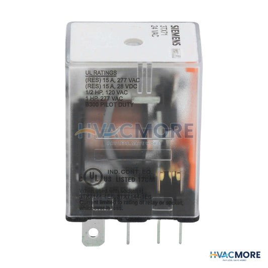 Siemens 24V DPDT 8 Pin Plug in Relay (15A) 3TX7114-5DC13C