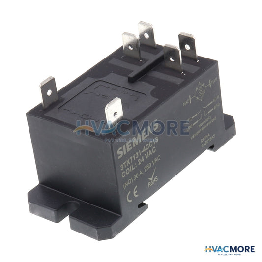 Siemens 24V DPST Plug in Relay (30A) 3TX7131-4CC13