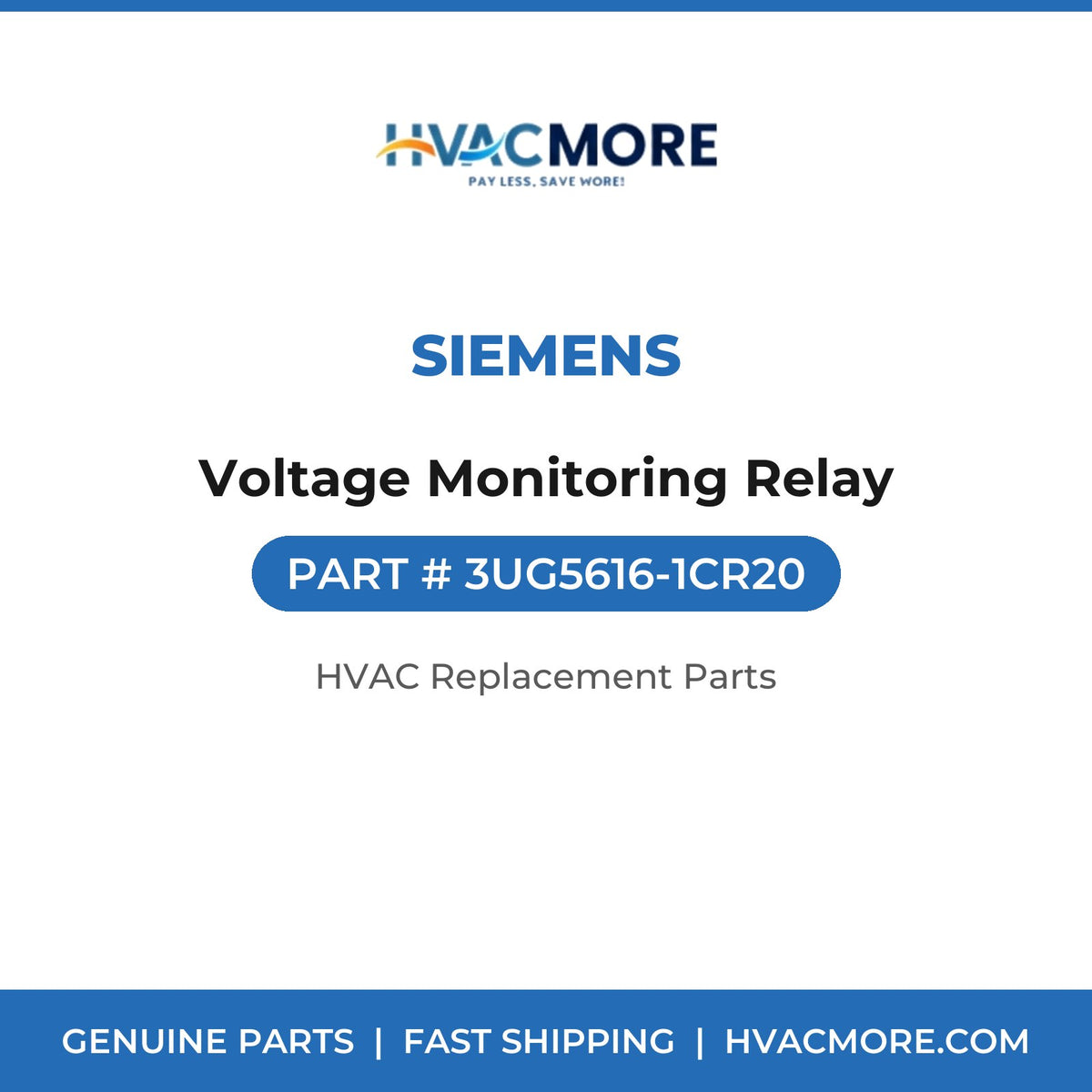 Siemens Voltage Monitoring Relay 3UG5616-1CR20