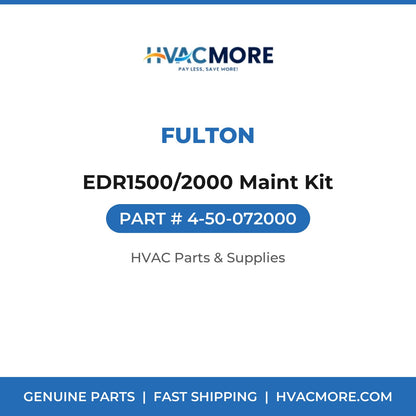 Fulton EDR1500/2000 Maint Kit 4-50-072000