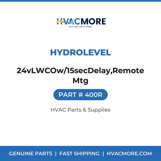Hydrolevel 24vLWCOw/15secDelay,RemoteMtg 400R