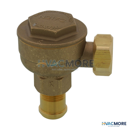 Hoffman 17C-2, 1/2" Angle Thermostatic Trap<br>(Short Nipple) 401542