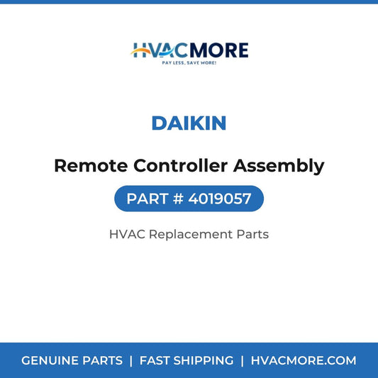 Daikin Remote Controller Assembly 4019057