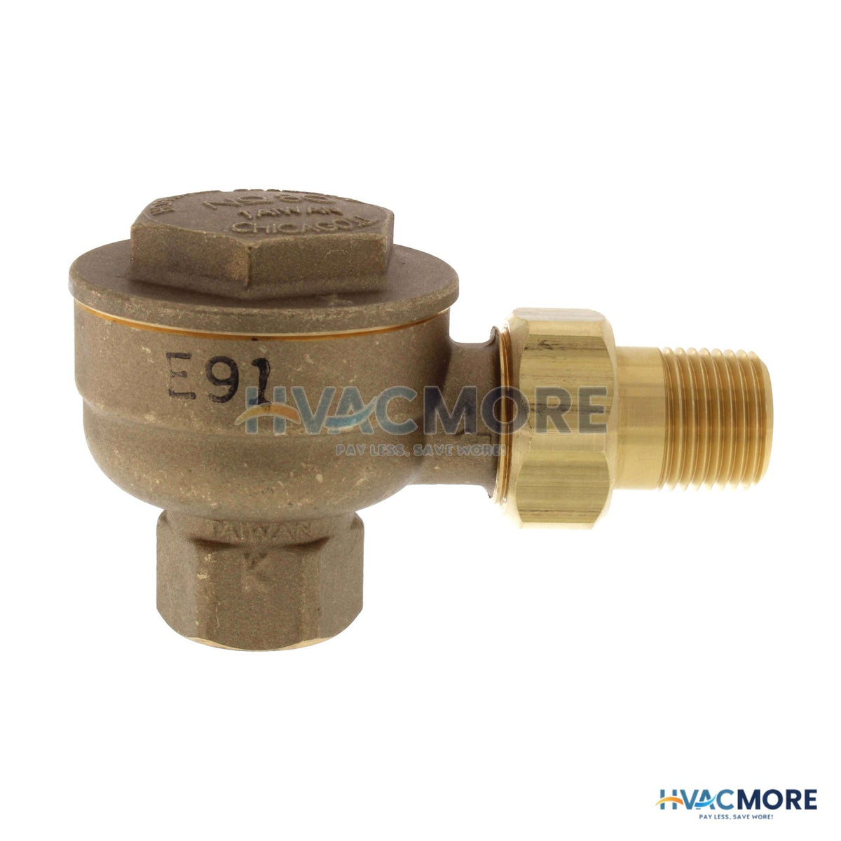 Hoffman 8C-A-2-125, 1/2" Angle Thermostatic Trap 402002