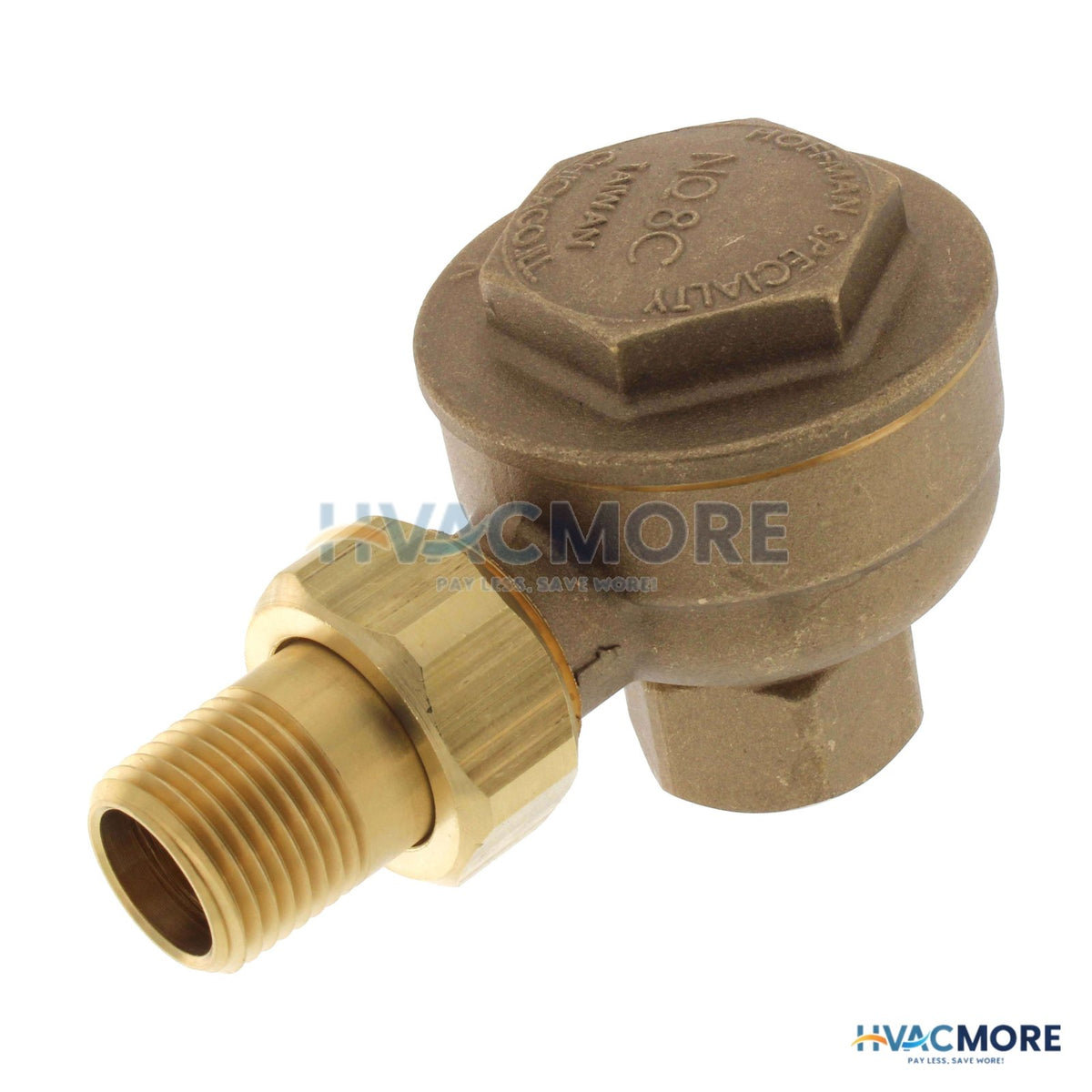 Hoffman 8C-A-2-125, 1/2" Angle Thermostatic Trap 402002