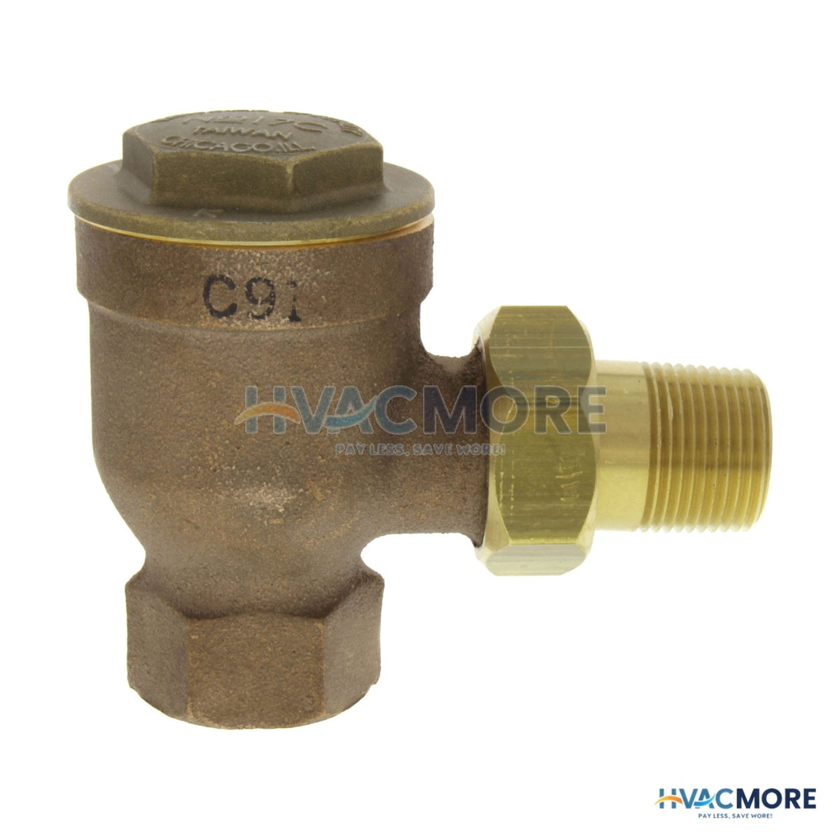 Hoffman 17C-3, 3/4" Angle Thermostatic Trap 402006