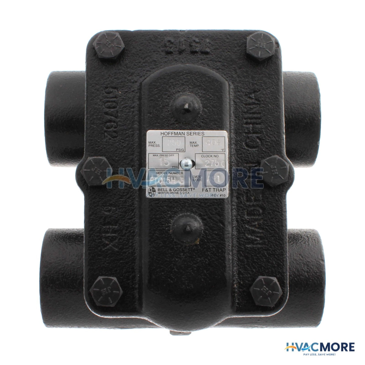 Hoffman FT015H-5, 1-1/4" Float & Thermostatic Trap 404220