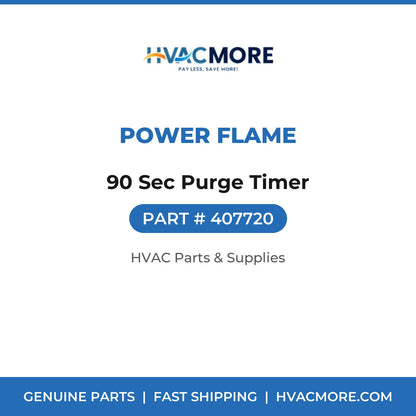 Power Flame 90 Sec Purge Timer 407720