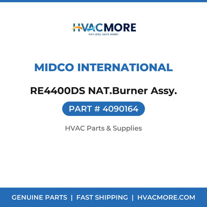 Midco International RE4400DS NAT.Burner Assy. 4090164